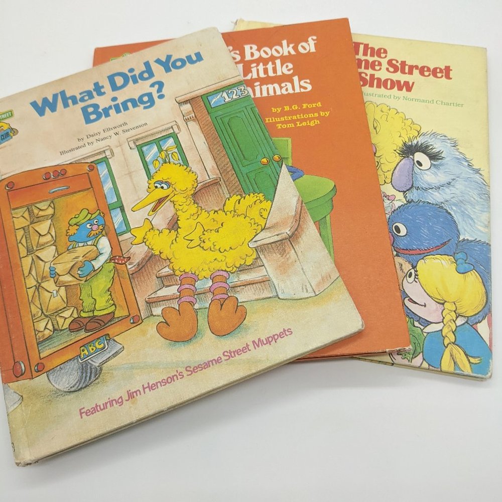 1980 Sesame Street Book Bundle